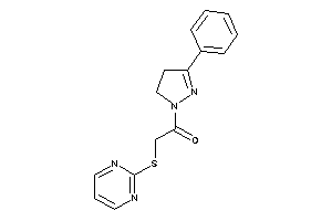 1-(3-phenyl-2-pyrazolin-1-yl)-2-(2-pyrimidylthio)ethanone