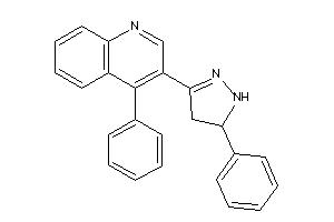 4-phenyl-3-(5-phenyl-2-pyrazolin-3-yl)quinoline