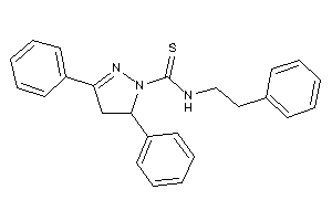 N-phenethyl-3,5-diphenyl-2-pyrazoline-1-carbothioamide