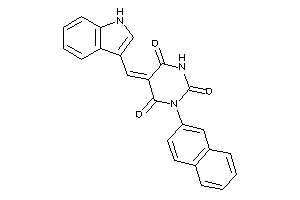 Image of 5-(1H-indol-3-ylmethylene)-1-(2-naphthyl)barbituric Acid