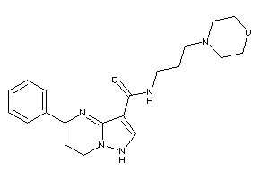 N-(3-morpholinopropyl)-5-phenyl-1,5,6,7-tetrahydropyrazolo[1,5-a]pyrimidine-3-carboxamide