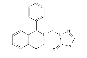 3-[(1-phenyl-3,4-dihydro-1H-isoquinolin-2-yl)methyl]-1,3,4-thiadiazole-2-thione