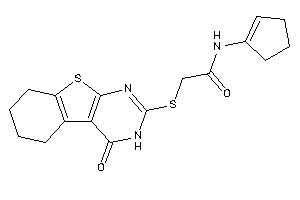 N-cyclopenten-1-yl-2-[(4-keto-5,6,7,8-tetrahydro-3H-benzothiopheno[2,3-d]pyrimidin-2-yl)thio]acetamide