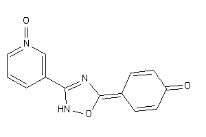 Image of 4-[3-(1-keto-3-pyridyl)-2H-1,2,4-oxadiazol-5-ylidene]cyclohexa-2,5-dien-1-one