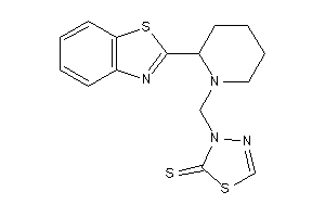 3-[[2-(1,3-benzothiazol-2-yl)piperidino]methyl]-1,3,4-thiadiazole-2-thione