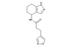 3-isoxazol-4-yl-N-(4,5,6,7-tetrahydro-1H-indazol-4-yl)propionamide