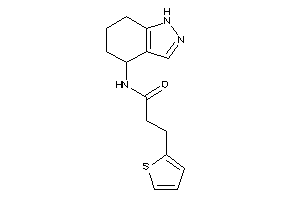 N-(4,5,6,7-tetrahydro-1H-indazol-4-yl)-3-(2-thienyl)propionamide