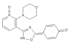 4-[3-(1-keto-2-morpholino-3-pyridyl)-2H-1,2,4-oxadiazol-5-ylidene]cyclohexa-2,5-dien-1-one
