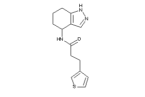 N-(4,5,6,7-tetrahydro-1H-indazol-4-yl)-3-(3-thienyl)propionamide