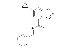 N-benzyl-6-cyclopropyl-isoxazolo[5,4-b]pyridine-4-carboxamide