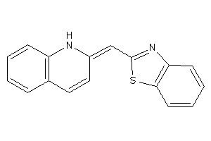 2-(1H-quinolin-2-ylidenemethyl)-1,3-benzothiazole