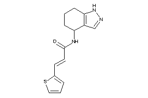 N-(4,5,6,7-tetrahydro-1H-indazol-4-yl)-3-(2-thienyl)acrylamide