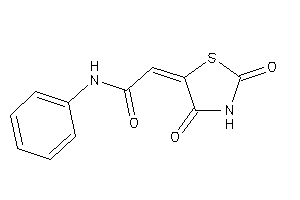 Image of 2-(2,4-diketothiazolidin-5-ylidene)-N-phenyl-acetamide