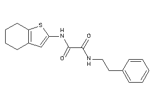 N-phenethyl-N'-(4,5,6,7-tetrahydrobenzothiophen-2-yl)oxamide