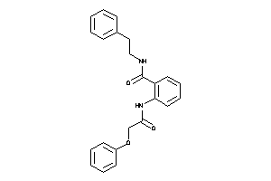 N-phenethyl-2-[(2-phenoxyacetyl)amino]benzamide