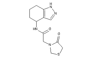 2-(4-ketothiazolidin-3-yl)-N-(4,5,6,7-tetrahydro-1H-indazol-4-yl)acetamide