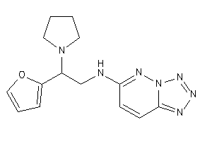 [2-(2-furyl)-2-pyrrolidino-ethyl]-(tetrazolo[5,1-f]pyridazin-6-yl)amine