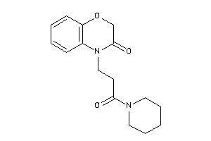 4-(3-keto-3-piperidino-propyl)-1,4-benzoxazin-3-one