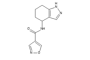 N-(4,5,6,7-tetrahydro-1H-indazol-4-yl)isoxazole-4-carboxamide