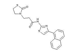 3-(2-ketothiazolidin-3-yl)-N-[4-(1-naphthyl)thiazol-2-yl]propionamide