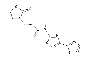 3-(2-ketothiazolidin-3-yl)-N-[4-(2-thienyl)thiazol-2-yl]propionamide