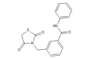 3-[(2,4-diketothiazolidin-3-yl)methyl]-N-phenyl-benzamide