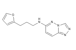 Image of 3-(2-furyl)propyl-([1,2,4]triazolo[3,4-f]pyridazin-6-yl)amine