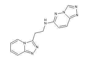 2-([1,2,4]triazolo[4,3-a]pyridin-3-yl)ethyl-([1,2,4]triazolo[3,4-f]pyridazin-6-yl)amine