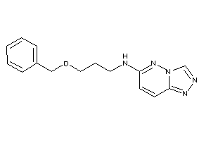 Image of 3-benzoxypropyl([1,2,4]triazolo[3,4-f]pyridazin-6-yl)amine