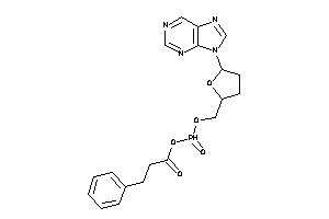 3-phenylpropionic Acid (5-purin-9-yltetrahydrofuran-2-yl)methoxyphosphonoyl Ester