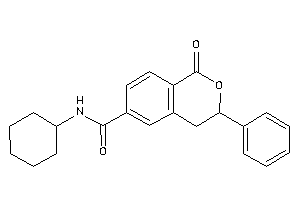 N-cyclohexyl-1-keto-3-phenyl-isochroman-6-carboxamide