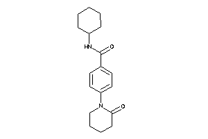 N-cyclohexyl-4-(2-ketopiperidino)benzamide