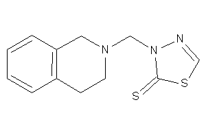 3-(3,4-dihydro-1H-isoquinolin-2-ylmethyl)-1,3,4-thiadiazole-2-thione