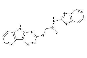 N-(1,3-benzothiazol-2-yl)-2-(5H-[1,2,4]triazino[5,6-b]indol-3-ylthio)acetamide