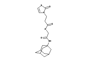 3-(2-keto-4-thiazolin-3-yl)propionic Acid [2-(1-adamantylamino)-2-keto-ethyl] Ester