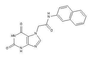 2-(2,6-diketo-3H-purin-7-yl)-N-(2-naphthyl)acetamide