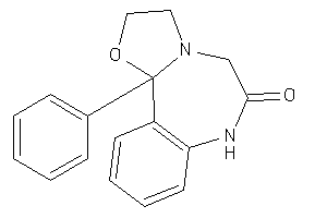 Image of 11b-phenyl-2,3,5,7-tetrahydrooxazolo[3,2-d][1,4]benzodiazepin-6-one