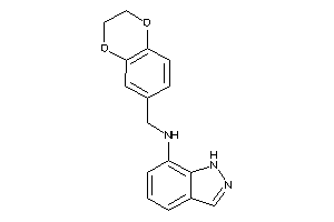 2,3-dihydro-1,4-benzodioxin-7-ylmethyl(1H-indazol-7-yl)amine