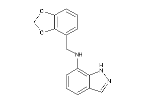 1,3-benzodioxol-4-ylmethyl(1H-indazol-7-yl)amine