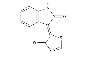 Image of 5-(2-ketoindolin-3-ylidene)-2-thiazolin-4-one
