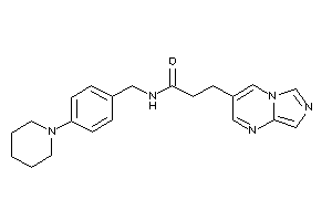 3-imidazo[1,5-a]pyrimidin-3-yl-N-(4-piperidinobenzyl)propionamide