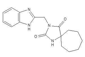 Image of 3-(1H-benzimidazol-2-ylmethyl)-1,3-diazaspiro[4.6]undecane-2,4-quinone
