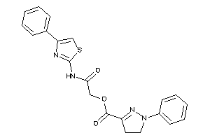 1-phenyl-2-pyrazoline-3-carboxylic Acid [2-keto-2-[(4-phenylthiazol-2-yl)amino]ethyl] Ester