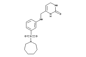 6-[[3-(azepan-1-ylsulfonyl)anilino]methyl]-3,4-dihydro-1H-pyrimidin-2-one
