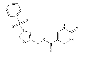 2-thioxo-3,4-dihydro-1H-pyrimidine-5-carboxylic Acid (1-besylpyrrol-3-yl)methyl Ester