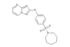 2-[[4-(azepan-1-ylsulfonyl)phenyl]thio]-[1,2,4]triazolo[1,5-a]pyrimidine