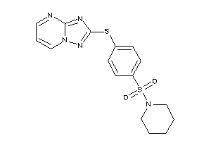 2-[(4-piperidinosulfonylphenyl)thio]-[1,2,4]triazolo[1,5-a]pyrimidine