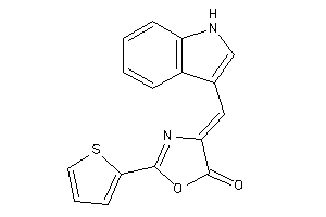 4-(1H-indol-3-ylmethylene)-2-(2-thienyl)-2-oxazolin-5-one