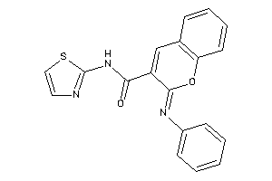 2-phenylimino-N-thiazol-2-yl-chromene-3-carboxamide