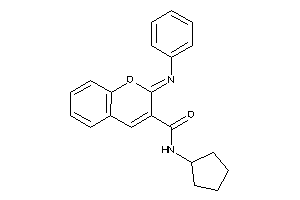 N-cyclopentyl-2-phenylimino-chromene-3-carboxamide